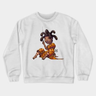 Anansi Cute Cartoon Art Crewneck Sweatshirt